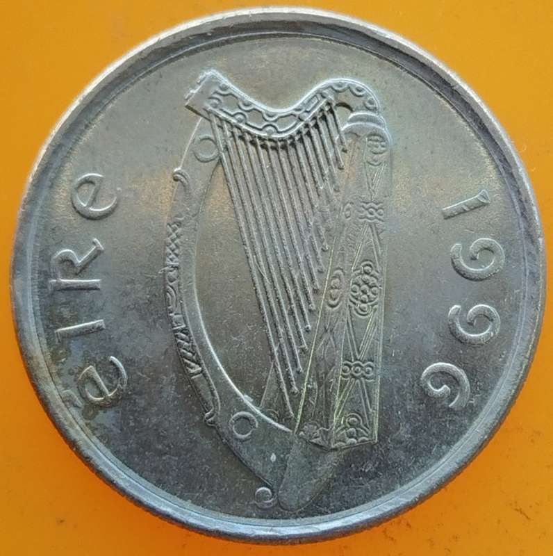 1996    5 Pence small type   IRELAND         SUN14538