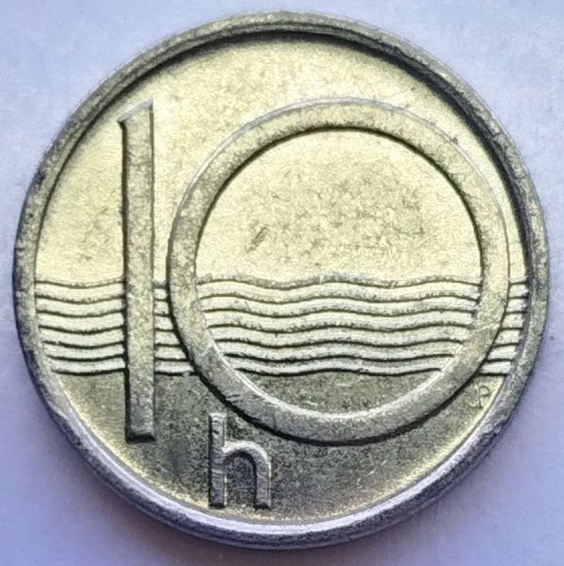 1993      10 Haléřů  Coin      Czechoslovakia        SUN14544
