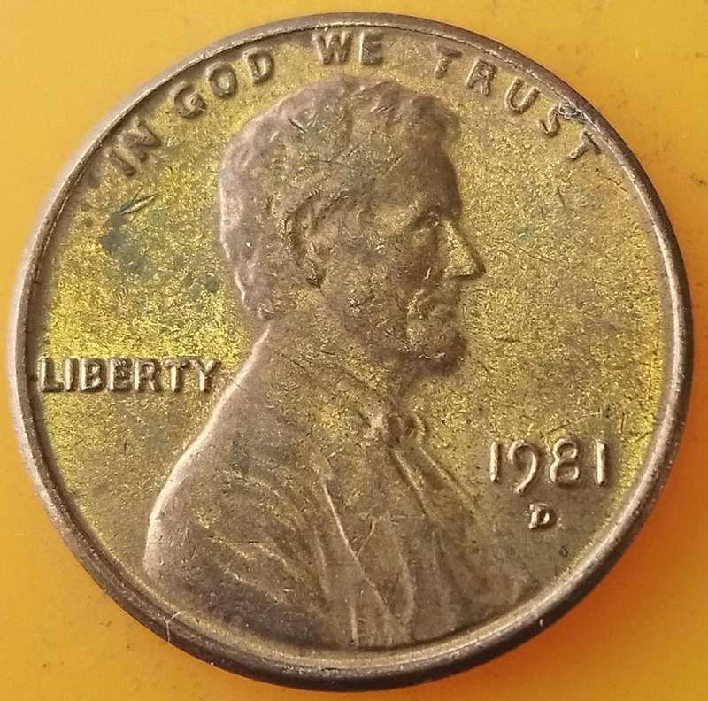 1981 -  ONE CENT     USA         SUN14571