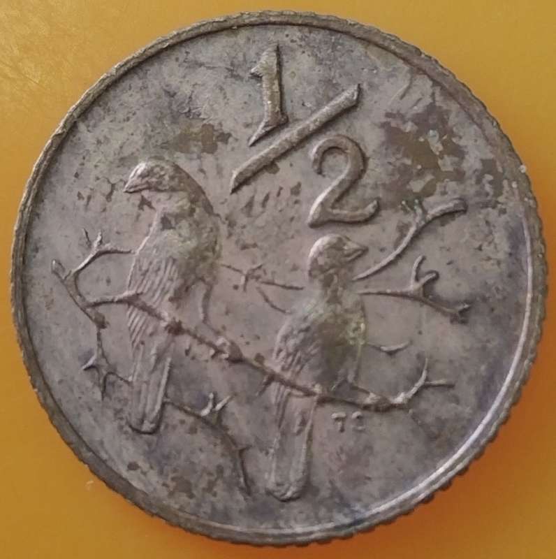1970     1/2  Cent     Coin                SUN14576