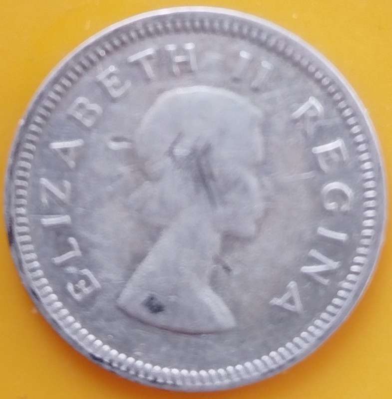 1953     THREEPENCE   COIN   SILVER           SUN14608