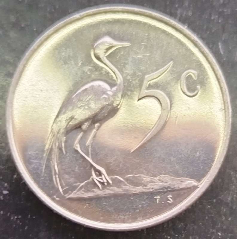 1967   5c   COIN   (AFRIKAANS)       SUN14623