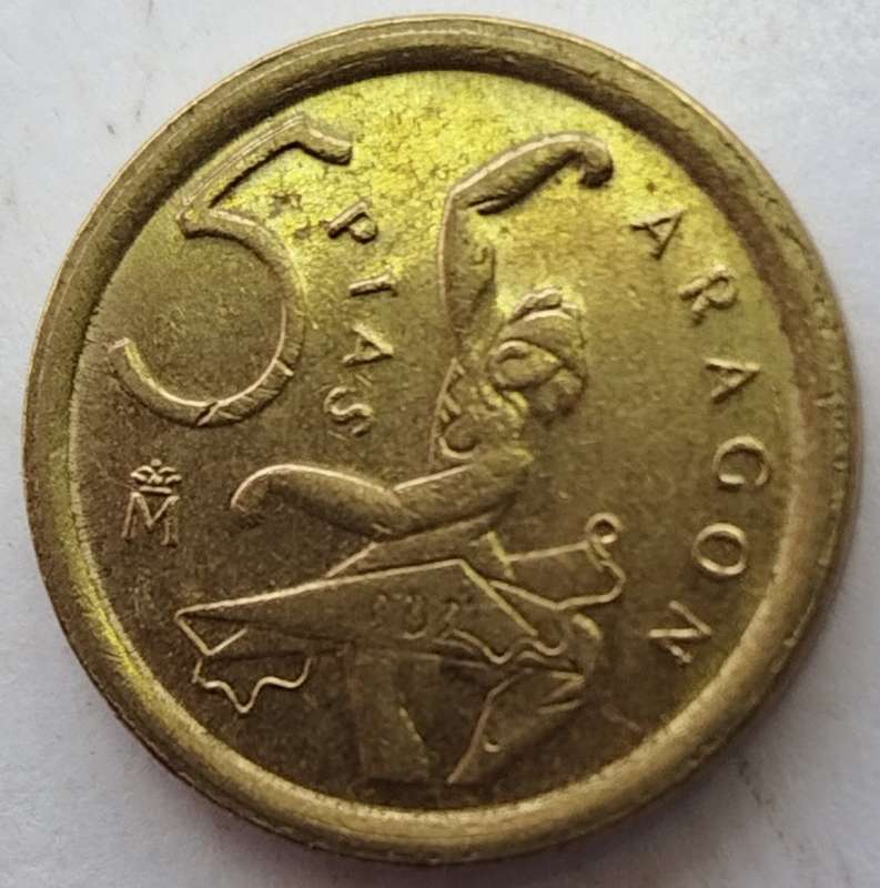 1994   5 Pesetas Coin       Spain         SUN14624