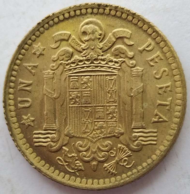 1966        Una Peseta  Coin       Spain         SUN14627