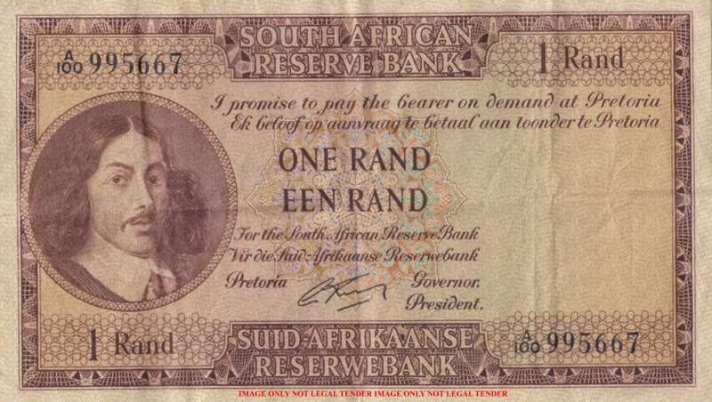 G RISSIK      R1  Banknote       A100 995667         SET072
