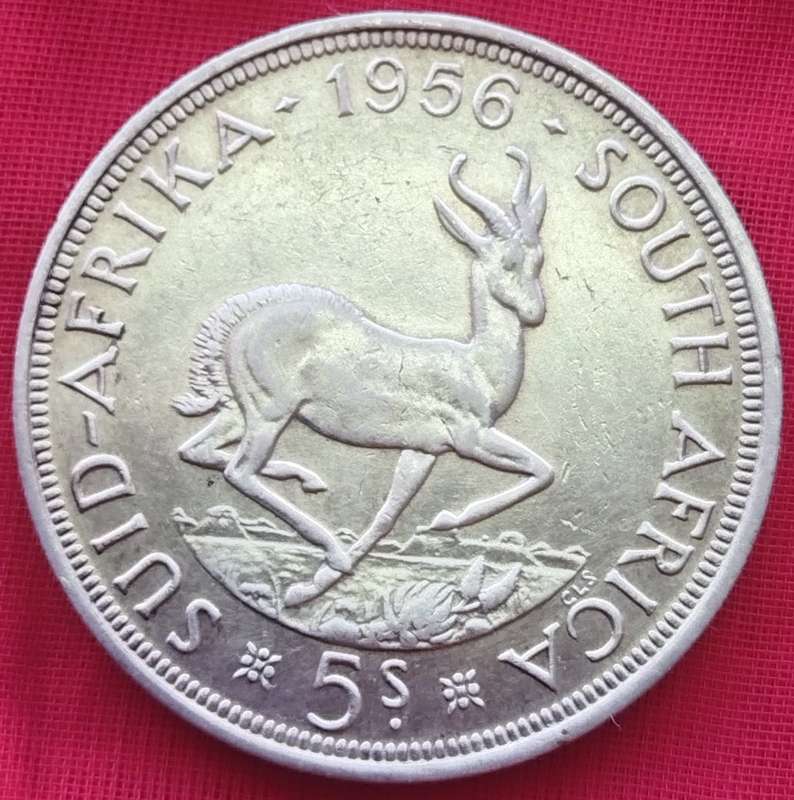 1956    5 SHILLING  COIN      (SILVER )       SUN14641