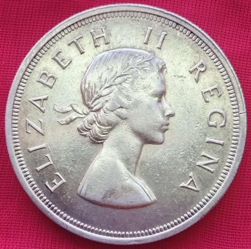 1956    5 SHILLING  COIN      (SILVER )       SUN14641
