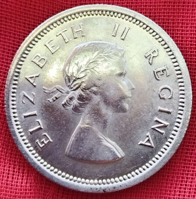 1960      1 Shilling  Coin    Silver (.500)            SUN14659