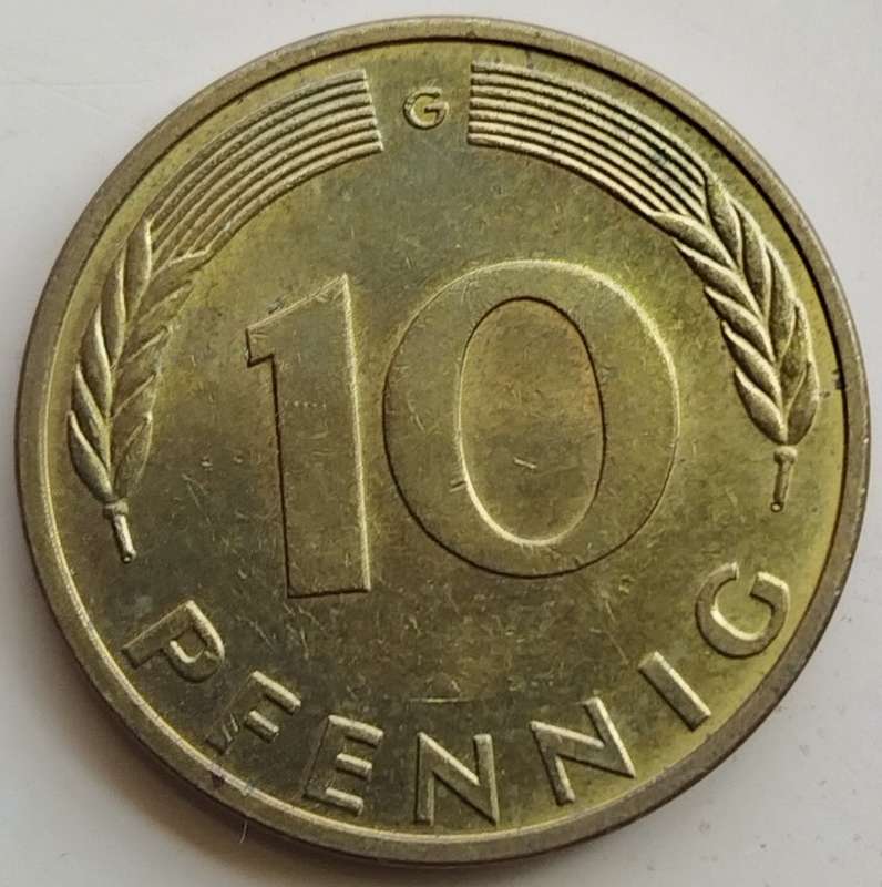 1982  10 Pfennig COIN      Germany        SUN14692