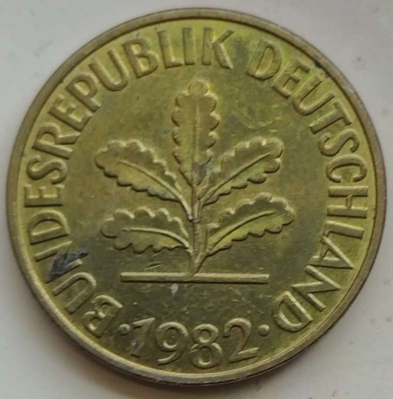 1982  10 Pfennig COIN      Germany        SUN14692