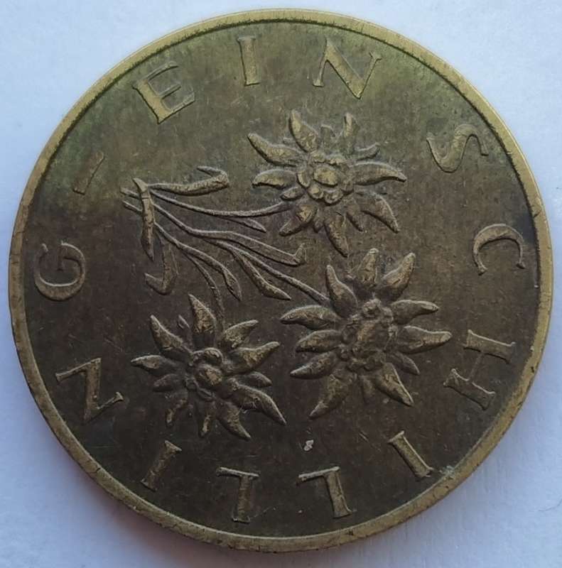 1980     1 SCHILLING COIN      AUSTRIA         SUN14699