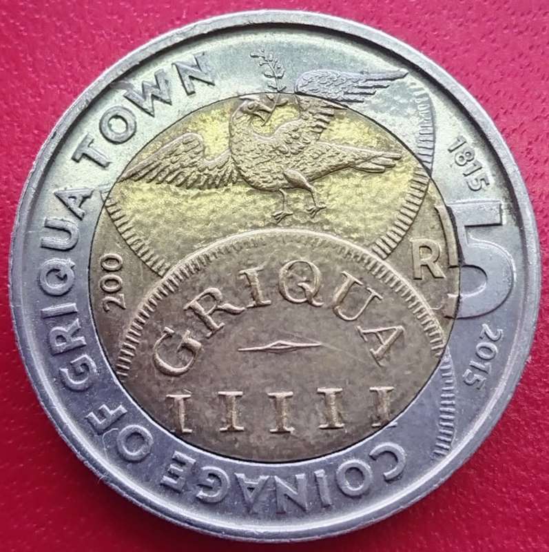 2015 R5 COINAGE OF GRIQUA TOWN       14705
