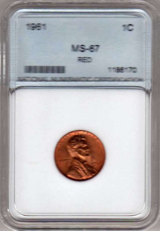 1961   1C   COIN    USA      NNC GRADED  MS-67