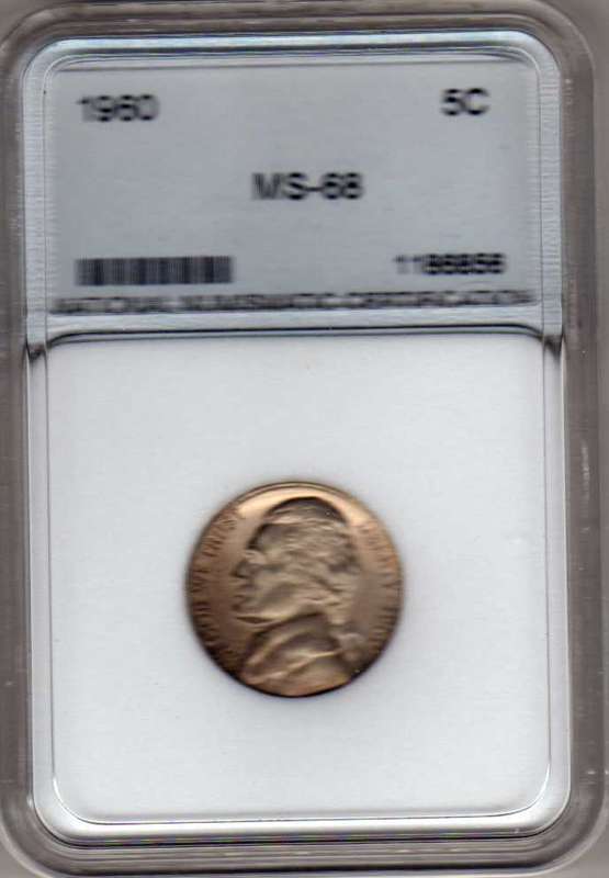 1960   5C   COIN    USA      NNC GRADED  MS-68