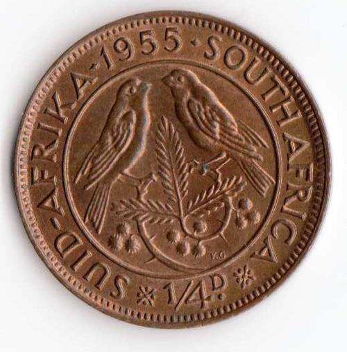 SOUTH AFRICA      1/4 D    1955                  SUN2225