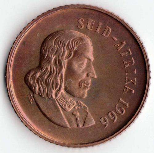 1966 1c COIN AFR                        SUN701