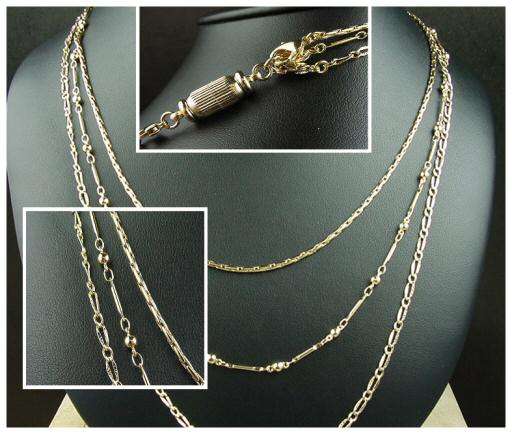 14KT GOLD GP CHAIN WARDROBE- 3 CHAINS IN 1!!!