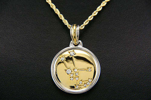 ZODIAC 14KT HGE NECKLACE-TAURUS