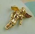 14KT GOLD HGE ACCENTS PIN 1