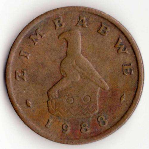1988 1 CENT COIN ZIMBABWE                          SUN967