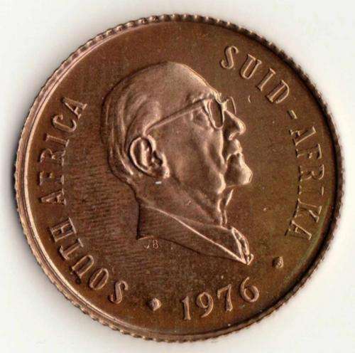 1976  2  CENT  COIN  SA               SUN1326