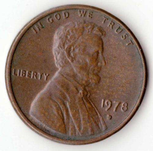1978   ONE  CENT  COIN  USA                 SUN1335