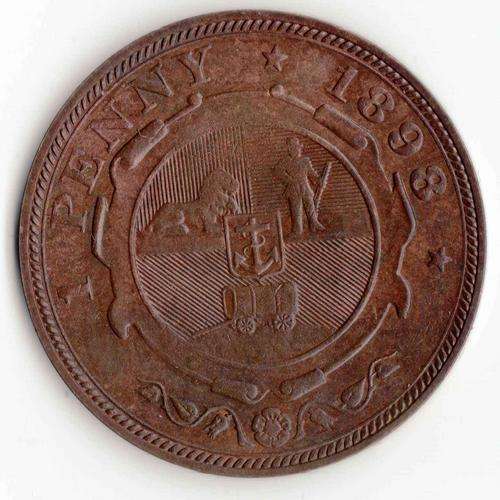 1898 1 PENNY COIN SUN1968