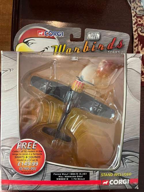 11 Corgi War birds Series 2 - Sold as a collection!