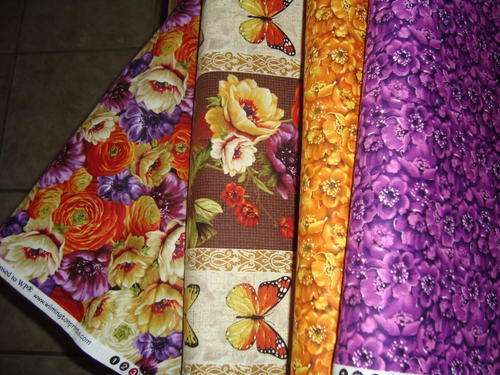 FLOWERY QUILTING FABRIC - NEW