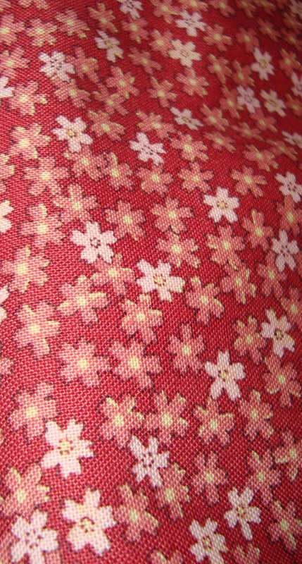 Thimbleberrie fabric (no need to wash as does not bleed)
