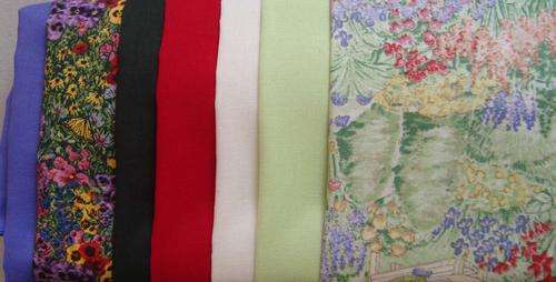 Colourful fabrics