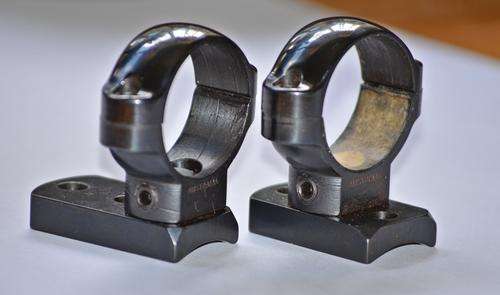Set of 25mm high quality steel scope mounts for rifle. Please see description.
