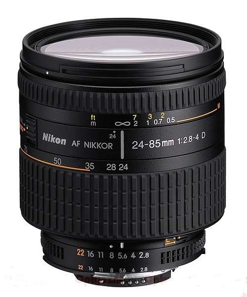 Fast Nikon AF Nikkor 24-85mm 1:2.8-4.0 D IF with Macro. Excellent