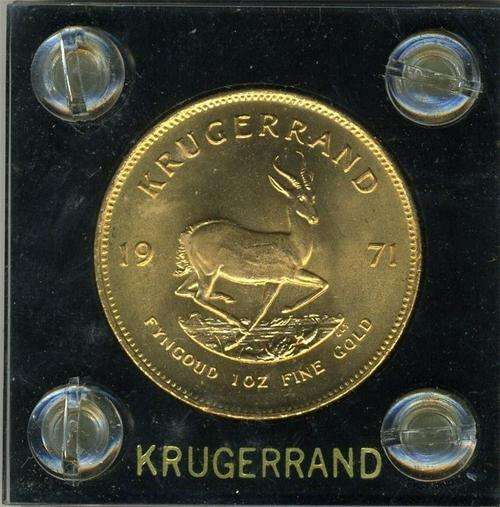 1971 - 1 OUNCE KRUGERRAND - RARE UNCIRCULATED GOLD COIN