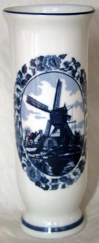 DELFT BLUE MINIATURE VASE 12.5 CM