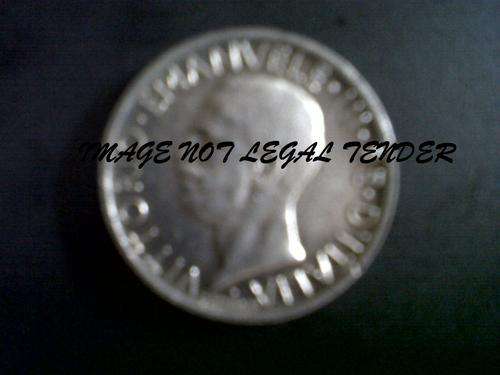 ITALY 5 LIRA SILVER 1930 SCARCE