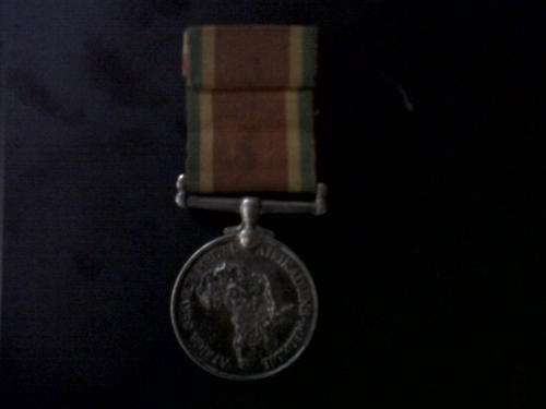 SOUTH AFRICA 1939 TO 1945 SERVICE MEDAL SPRINGBOK