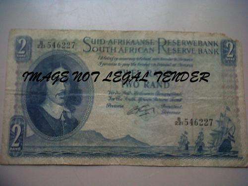 OLD TWO RAND NOTE