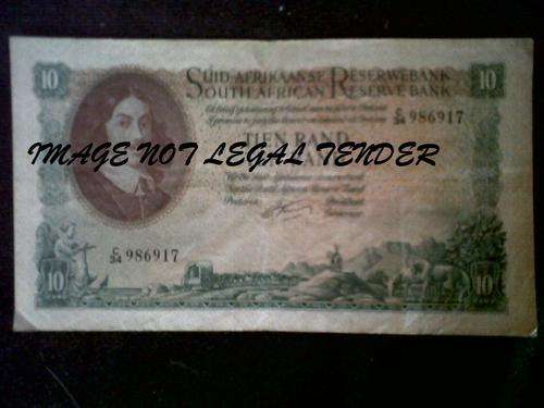 OLD TEN RAND NOTE