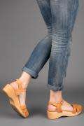 SWEDISH HASBEENS --CROSS STRAP DEBUTANT TAN --extremely sought after--