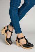 SWEDISH HASBEENS --LACY SANDAL Black --extremely sought after--