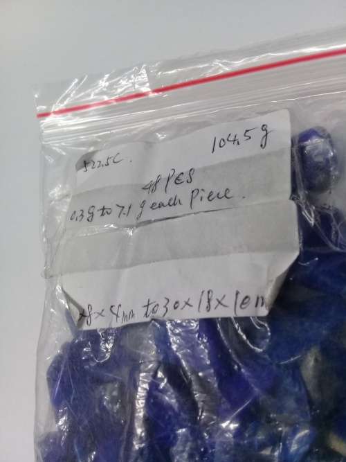 Blue color stone