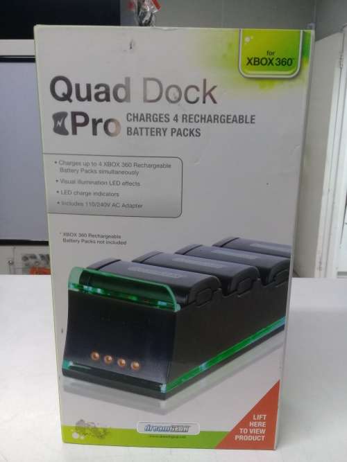 XBOX 360 4 x Battery charger (Dock pro) best value guaranteed--