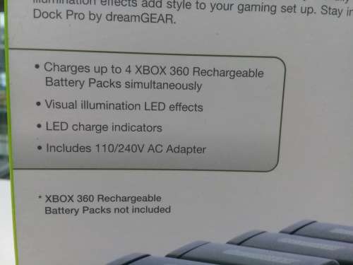 XBOX 360 4 x Battery charger (Dock pro) best value guaranteed--
