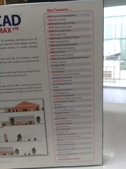 DesignCAD 3D Max v18