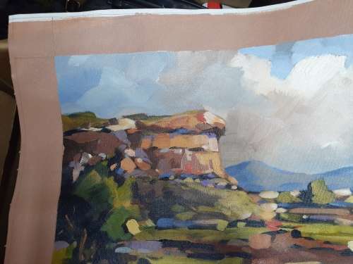 Carla Bosch Landscape scene 45cmx60cm