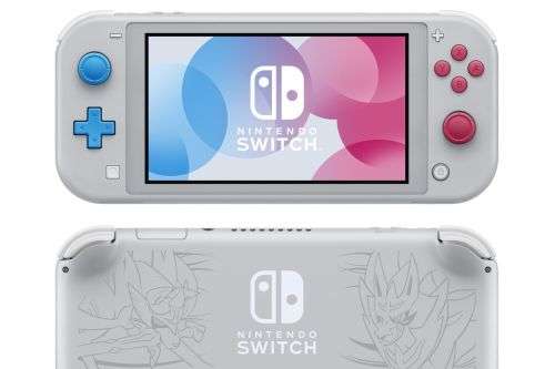 Nintendo Switch Lite - Zacian And Zamazenta Edition + Pokemon Sword