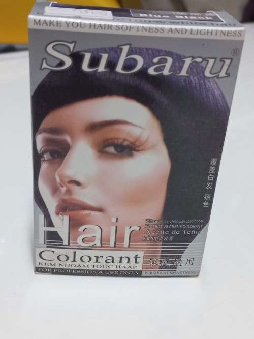 Subaru hair colorant Blue black ( 10 packets )