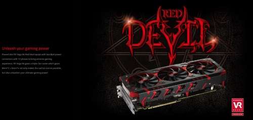 PowerColor Radeon RX Vega 56 Red Devil Graphics card + box