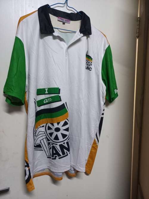 Collection of ANC T-shirts and Jacket